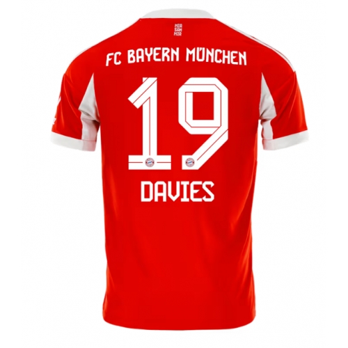 Billige Fotballdrakt Bayern Munich Alphonso Davies #19 Replika Hjemmedrakt 2025-26 Kortermet Billige Fotballdrakt Bayern Munich Alphonso Davies #19 Replika Hjemmedrakt 2025-26 Kortermet